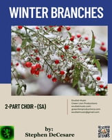 Winter Branches SA choral sheet music cover